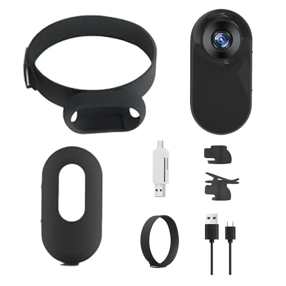 The wireless action camera collar kit in black.