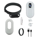 The wireless action camera collar kit in white.